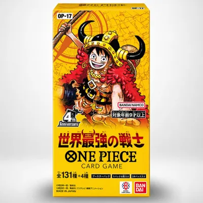 Produktbild von One Piece Card Game OP-17 Display japanisch 24 Booster 144 Karten