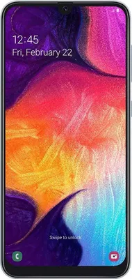 Produktbild von Samsung Smartphone Galaxy A50 16,21cm (6,2 Zoll) A505F, 4GB RAM, 128GB Speicher, DualSIM, Farbe: Weiß