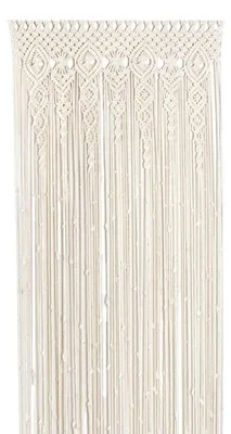 Obrázok produktu pre Makramový záves na dvere, štýl boho, 90x180 cm, bavlna
