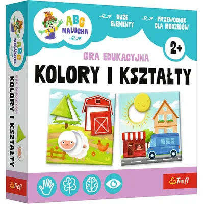 Obrázek produktu pro Vzdělávací hra Barvy a tvary Abc pro batolata Treflik Family Trefl 02904