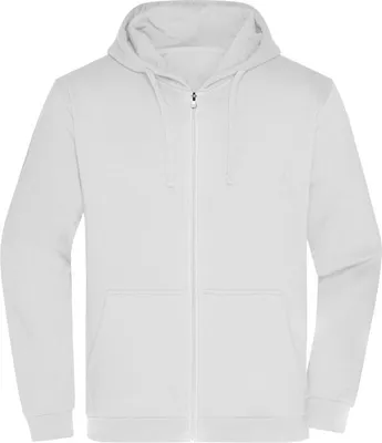 Produktbild von Klassische Sweatjacke mit Kapuze white, Gr. XXL