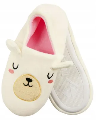 Productafbeelding van Damesslippers, crème kleur – warme slippers, maat 36–38 – comfortabele slippers – zachte slippers – damesslippers