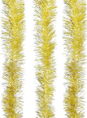 Image de Chaîne jaune d'or avec effet laser, longueur 2 m, set de 3