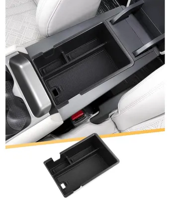 Image de Boîte de rangement pour la console centrale du BYD Atto 2 2025, avec tapis antidérapant