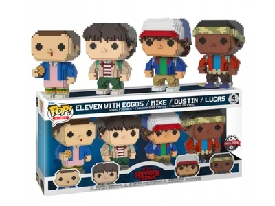 Obrázek produktu pro Funko POP! Stranger Things Mike Dustin Lucas 4pak figurky