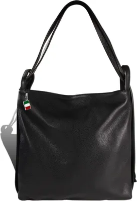 Produktbild von Cityrucksack schwarz Florence Tasche Leder D2OTM108S