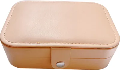 Produktbild von Schmuckaufbewahrungsbox, Ohrring-Halskettenhalter, großes Fassungsvermögen, mehrere Fächer, leichter tragbarer Schmuck-Organizer