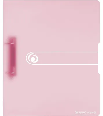 Image de herlitz Classeur à anneaux easy orga to go Pastel, A4, 2 anneaux, ros'