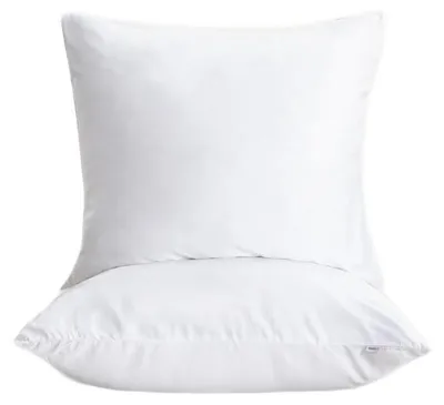 Produktbild von HOMLA MAISY Mikrofaser-Kissenbezügen Weiß 40x40 cm, 2er-Set