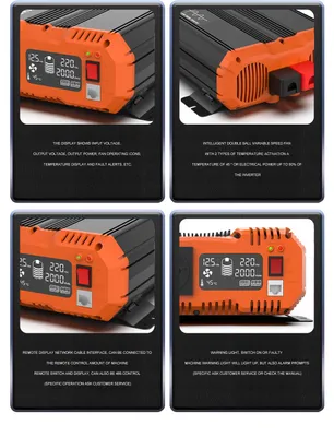 Imagen del producto de Convertidor de voltaje - Inversor - 3500W de potencia continua