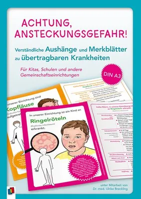 Obrázok produktu pre Achtung, Ansteckungsgefahr! - Verständliche Aushänge und Merkblätter zu übertragbaren Krankheiten