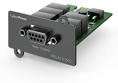 Obrázok produktu pre CyberPower RELAYIO502, Reléová karta, Čierna, Zelená, RoHS, 0 - 40 °C, -15 - 45 °C, 0 - 95%