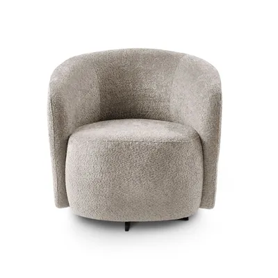 Produktbild von Drehsessel SWING, Bouclé-Stoff Abriamo 02, modern, 80 cm breit, 78 cm hoch, 75 cm tief