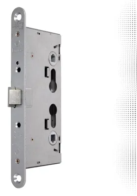 Zdjęcie produktu dla Zamek do drzwi antywłamaniowych Lince 7770-T, szerokość 65 mm, nikiel