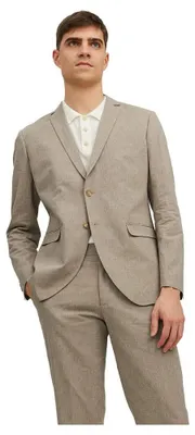 Image de Blazer Jack&Jones 12228721-Beige pour Homme