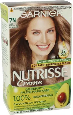 Produktbild von Garnier Nutrisse Natürliches Nude-Ton Mittelblond Haarfarbaufheller