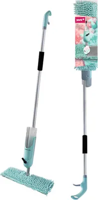 Obrázek produktu pro Plochý mop se dvěma nádobami na tekutinu a oboustranným mopem DUAL SPLASH - YORK - CLEAN HOUSE