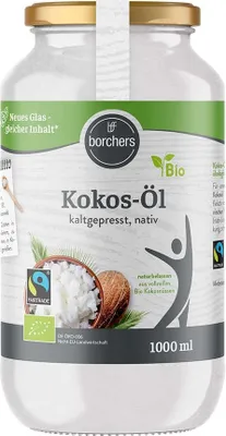 Produktbild von BORCHERSFairtrade Kokosöl 1000ml