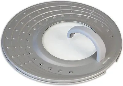 Produktbild von Famanu Pfannenschutzdeckel mit Sichtfenster - 20-30 cm