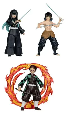 Actionfiguren-Set Demon Slayer Wave 5, 6 Stück, 18 cm