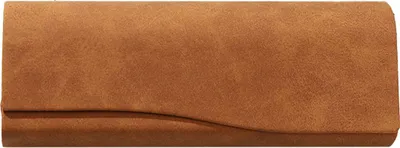 Produktbild von Weiches Brillenetui zum Einschieben für Damen und Herren, Designer-Leder, Filzfutter, für Brillen/Sonnenbrillen,yellow