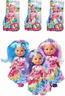 Image de Poupée Evi LOVE Princess 3 fois assortie