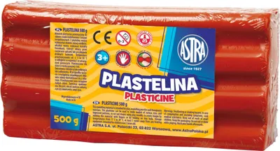Obrázek produktu pro Plastelína 500 g, červená