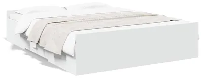 Obrázok produktu pre vidaXL Rám postele so zásuvkami biely 160x200 cm materiál na báze dreva