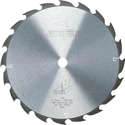 Produktbild von Mafell Sägeblatt-HM 410 x 2,5/4,2 x 30 mm, Z 20, WZ | 092522