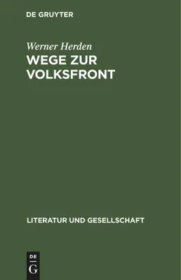 Produktbild von Wege zur Volksfront