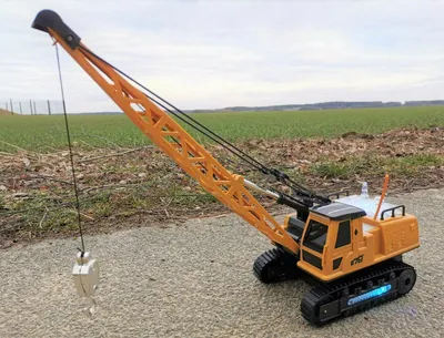 Produktbild von RC Raupenkran TOPLIFTER 12CH ferngesteuerter Baukran Kran Baufahrzeug Bagger