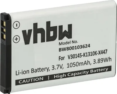 Produktbild von vhbw Akku Ersatz für Siemens V30145-K1310K-X447-0-HY, V30145-K1310K-X447 für schnurlos Festnetz Telefon (1050 mAh, 3,7 V, Li-Ion)
