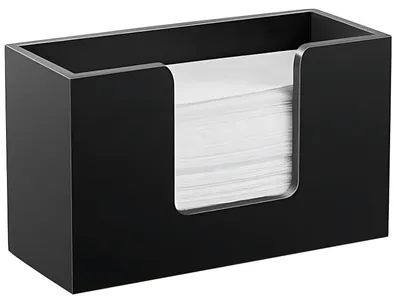Image de Distributeur de serviettes en papier universel, couleur noire