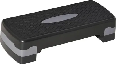 Produktbild von Fitness Stepper 2-stufig 10-15cm Höhenverstellbar Rutschfest Schwarz+Grau für Zuhause Heim Büro
