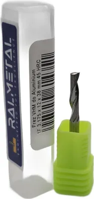 Obrázek produktu pro Fréza z plného karbidu, 1 břít, pro hliník, 3,175 x 12 x 38 mm