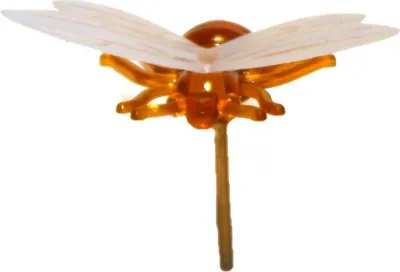 Produktbild von 100 Stück Ansteck Bienen aus Kunststoff