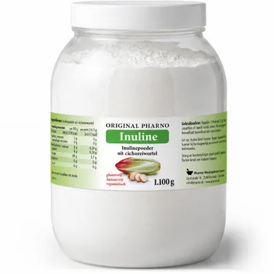 Productafbeelding van Original Pharno Inuline 1100 g – puur inulinepoeder uit cichoreiwortel, vegan