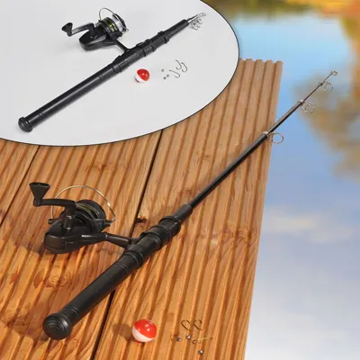 Produktbild von Angel-Set Anglerset Teleskopangel Set 9tlg. Angelausrüstung Angelzubehör Angler