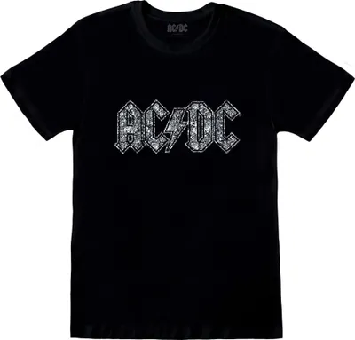 Produktbild von AC/DC - T-Shirt Logo für Herren/Damen Uni RO561 (S) (Schwarz)