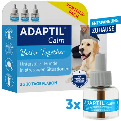 Produktbild von Adaptil Calm Nachfüllflakon Vorteilspack.f.Hunde 3X48 ml