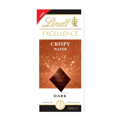 Produktbild von Wafelek czekoladowy z kremem Crispy Excell 100g