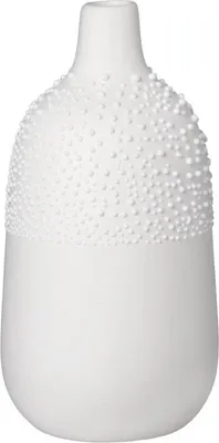 Produktbild von Räder Perlenvase Design 4 weiß, D.5,5cm, H.11,5cm