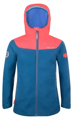 Produktbild von Trollkids Bergen Mädchen Rosa Jacket Winddicht Wasserdicht Mit Kapuze (611-138)