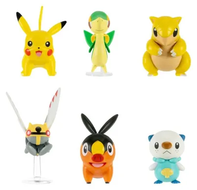 Obrázok produktu pre Sada 6 figúrok Pokémon Battle