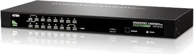 Produktbild von Aten CS1316 CS1316 KVM přepínač 16cestný, PS/2, USB, montáž do 19palcového stojanu, 1U