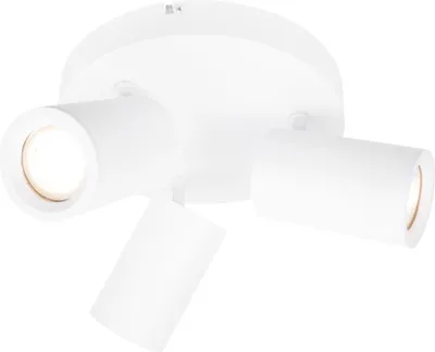 Produktbild von Ledvion - LED-Deckenstrahler Weiß 3-Licht, Quadratisch, Neigbar, GU10-Fassung, IP20