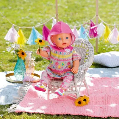 Image de Zapf Creation® 830161 Zapf Creation® Deluxe Trendy Poncho Puppenzubehör