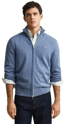 Produktbild von Gant Cardigan blau Baumwolle normale Passform