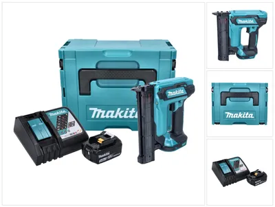 Produktbild von Makita DFN 350 RF1J Akku Stauchkopfnagler 18 V 15 - 35 mm + 1x Akku 3,0 Ah + Ladegerät + Makpac