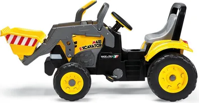 Produktbild von Peg Perego Maxi Excavator, 2 Jahr(e), 4 Rad/Räder, Eisen, Polyamid, Polypropylen (PP), Schwarz, Grau, Gelb